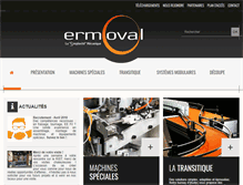 Tablet Screenshot of ermoval.com